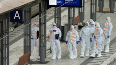 إصابة 18 شخصا في هجوم بسكين بمحطة قطار مدينة هامبورج الألمانية