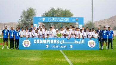 العين يُتوج بدرع مسابقة دوري تحت 14 سنة (أ)