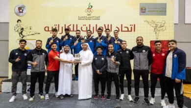 تتويج شرطة دبي والشارقة وكلباء بألقاب الدوري العام للكاراتيه