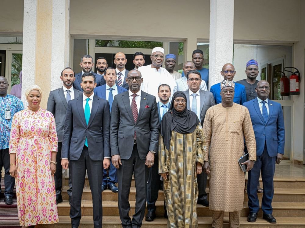 رئيس المرحلة الانتقالية في مالي يلتقي شخبوط بن نهيان آل نهيان