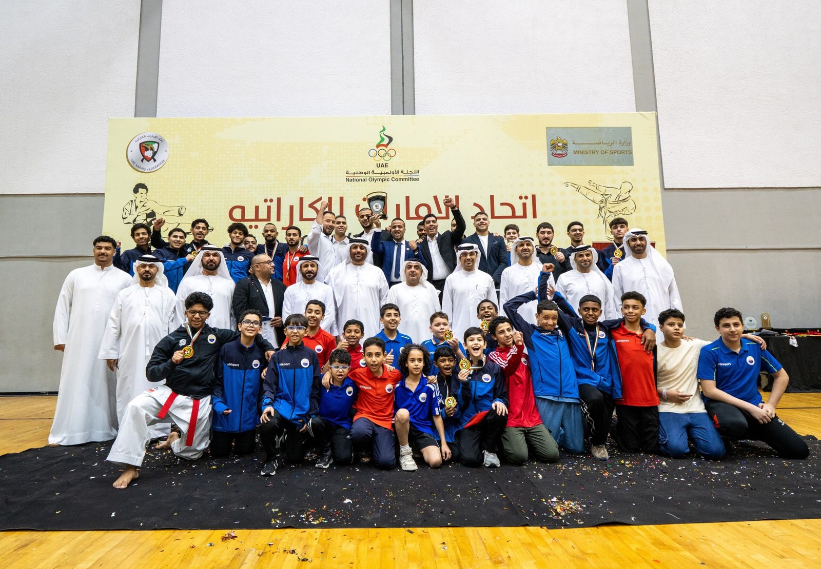 "الشارقة" يتوج بثنائية الـ"كاتا والكوميتيه" ودرع التفوق العام للكاراتيه