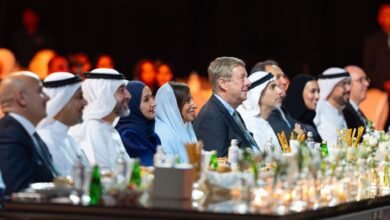 بدور القاسمي تحضر حفل تكريم أمريكية الشارقة لطلبتها المتميزين