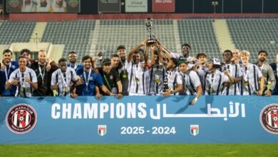 فريق الجزيرة يُتوج بطلًا لكأس الإمارات تحت 21 سنة