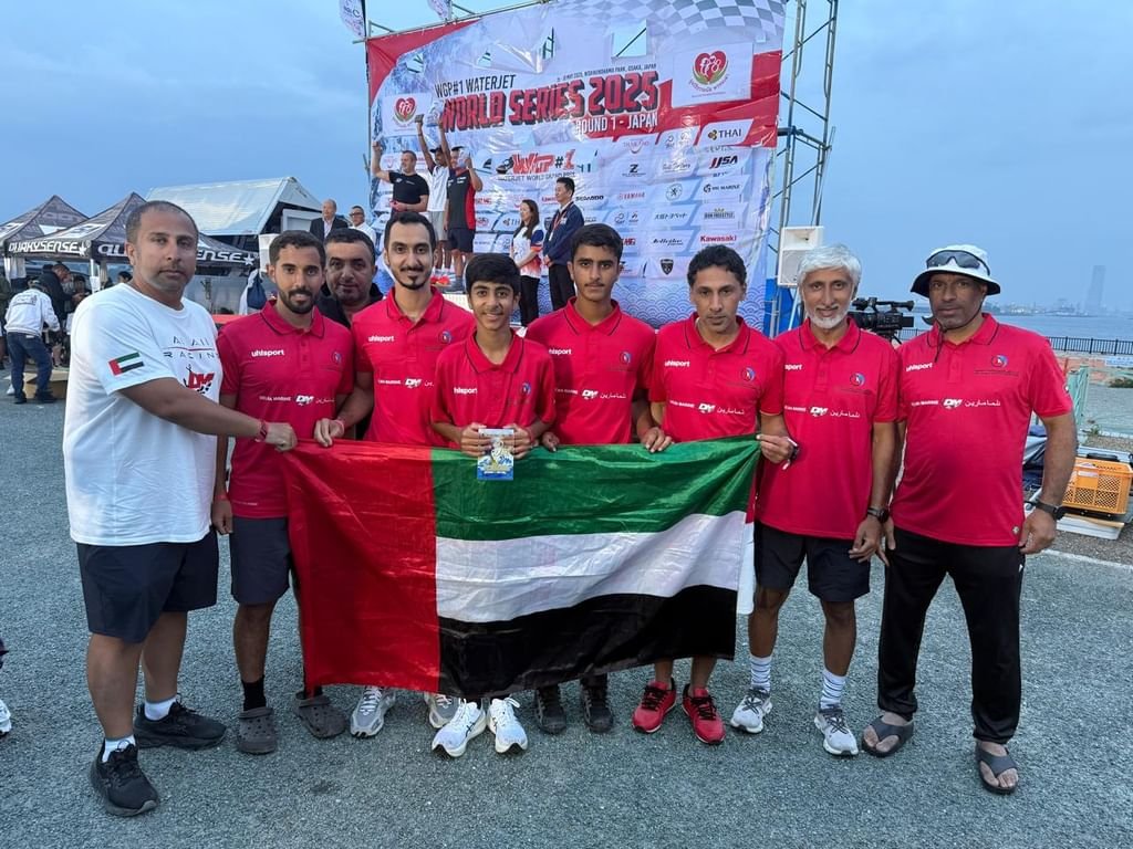 فريق الإمارات يحصد برونزية مونديال "الدراجات المائية"