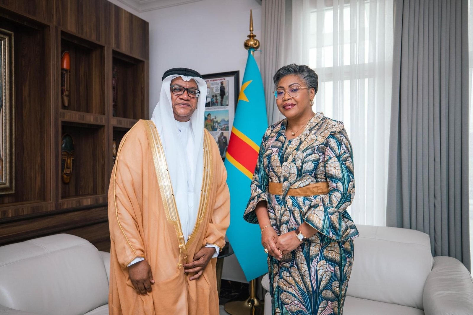 سفير الإمارات يلتقي رئيسة وزراء الكونغو الديمقراطية