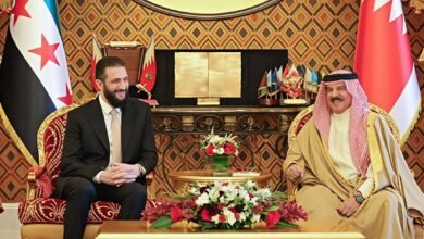 العاهل البحريني والرئيس السوري يبحثان تعزيز العلاقات والتطورات الإقليمية