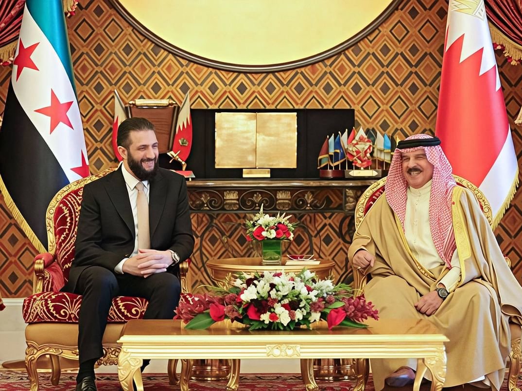 العاهل البحريني والرئيس السوري يبحثان تعزيز العلاقات والتطورات الإقليمية