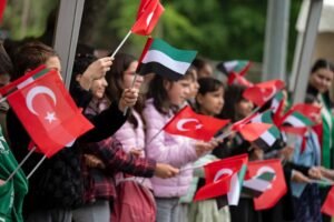 فاطمة بنت مبارك تزور مجمع الشيخ زايد لرعاية الأطفال في إسطنبول ترافقها أمينة أردوغان