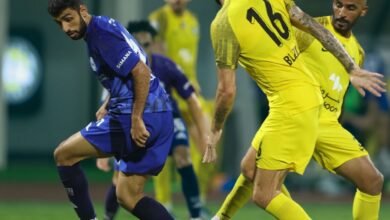 فوز النصر على كلباء في دوري أدنوك للمحترفين