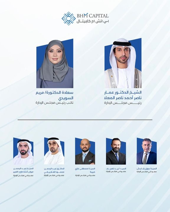 بي اتش ام كابيتال" تحقق قفزة في أرباح الربع الأول وتستعد لزيادة رأسمالها بقيمة 200 مليون درهم لدعم التوسع و النمو المستقبلي