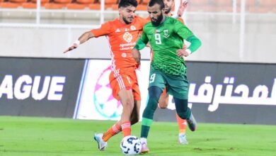 فوز العروبة على عجمان في دوري أدنوك للمحترفين