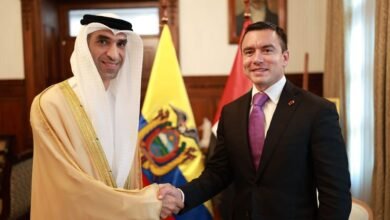 نيابة عن رئيس الدولة.. ثاني الزيودي يحضر مراسم تنصيب رئيس الأكوادور لفترة جديدة