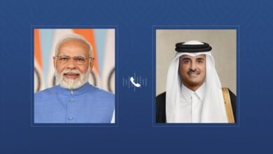 أمير قطر ورئيس الوزراء الهندي يبحثان هاتفيا المستجدات الإقليمية والدولية