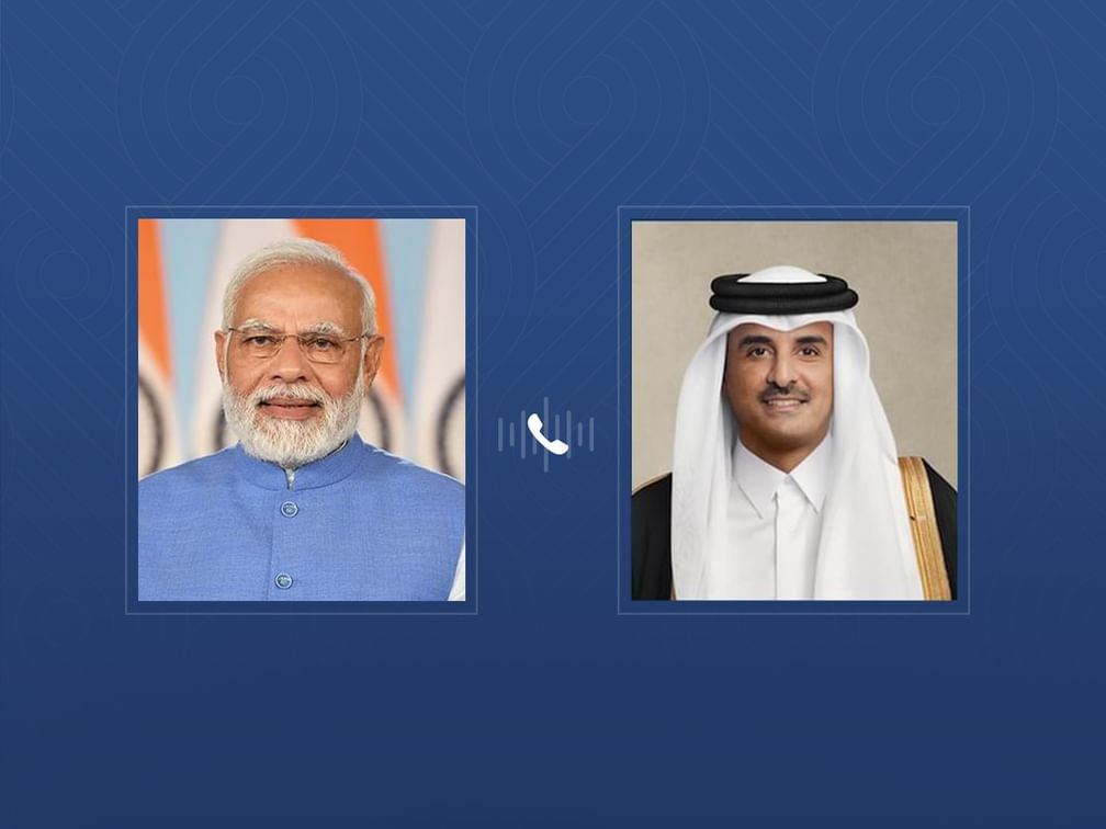 أمير قطر ورئيس الوزراء الهندي يبحثان هاتفيا المستجدات الإقليمية والدولية 1 أمير قطر ورئيس الوزراء الهندي يبحثان هاتفيا المستجدات الإقليمية والدولية