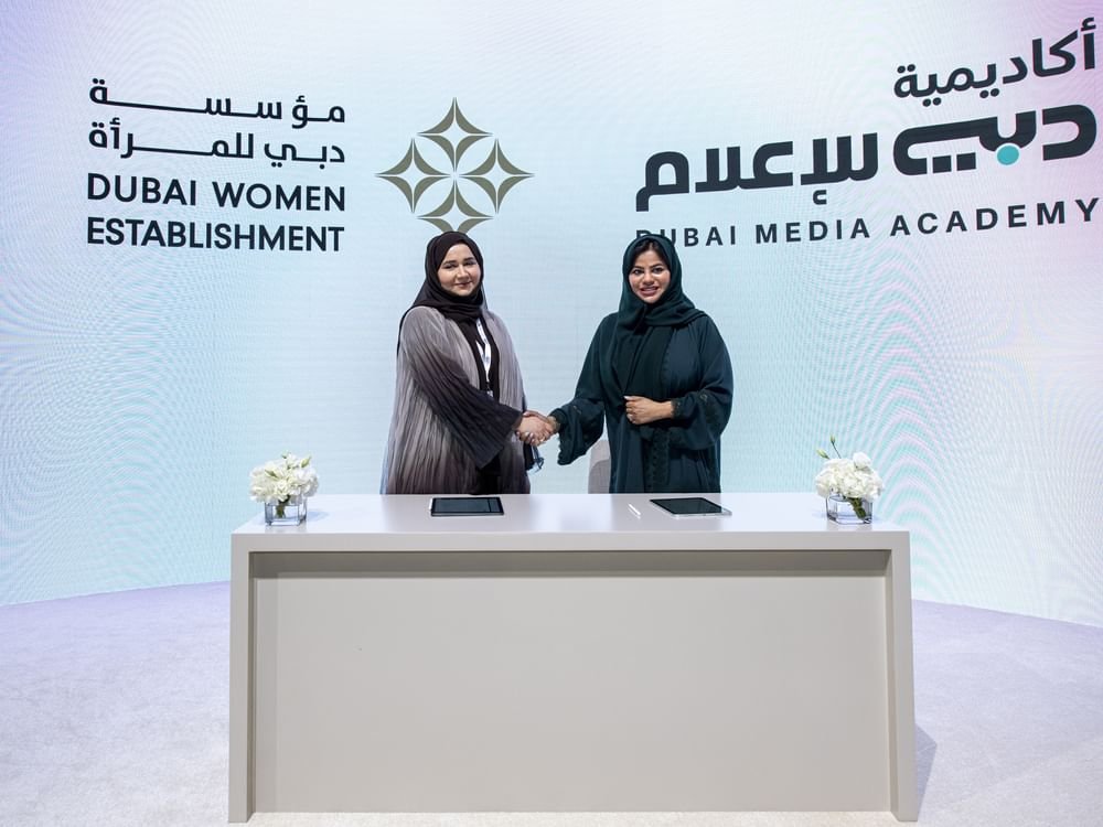 مؤسسة دبي للمرأة وأكاديمية دبي للإعلام يوقعان مذكرة تفاهم