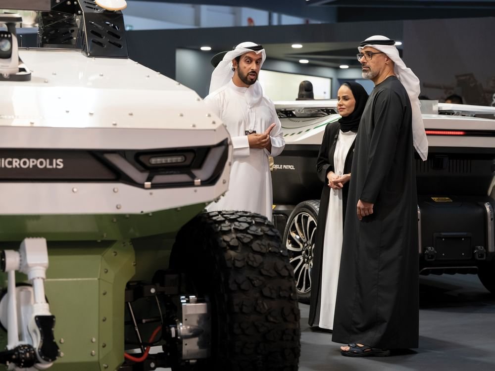 خالد بن محمد بن زايد يشهد جانباً من فعاليات الدورة الـ 4 لمنتدى "اصنع في الإمارات"