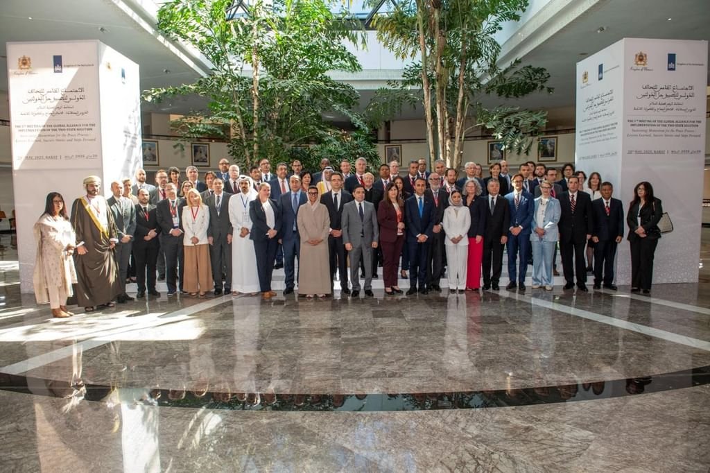 نورة الكعبي تشارك في الاجتماع الخامس للتحالف الدولي لتنفيذ حل الدولتين بالمغرب 1 نورة الكعبي تشارك في الاجتماع الخامس للتحالف الدولي لتنفيذ حل الدولتين بالمغرب