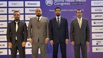 "الشارقة للإذاعة والتلفزيون" تشارك في المؤتمر العالمي لوسائل الإعلام الإخبارية