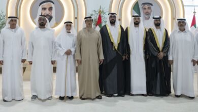 منصور بن زايد يحضر أفراح الكتبي