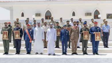 حمدان بن محمد يحضر حفل الذكرى الـ 49 لتوحيد القوات المسلحة الإماراتية