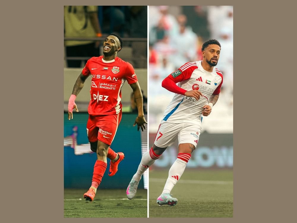 10 لاعبين يتقاسمون أهداف الشارقة وشباب الأهلي قبل نهائي كأس رئيس الدولة