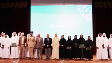 جامعة الشارقة تحتفل بتخريج 190 منتسبا من الدبلومات المهنية
