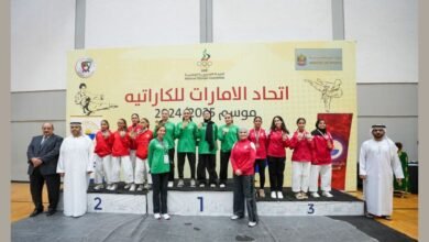 شرطة دبي والشارقة يتقاسمان صدارة "الكاتا" في دوري الكاراتيه