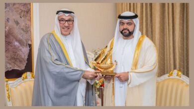 محمد الشرقي يستقبل سفير فنزويلا والقنصل العام لدولة الكويت
