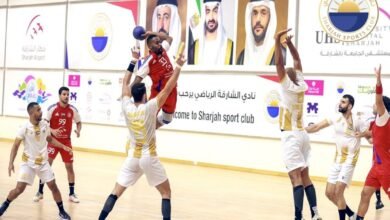 الشارقة يتصدر الدورة المجمعة الأولى لنهائي دوري اليد