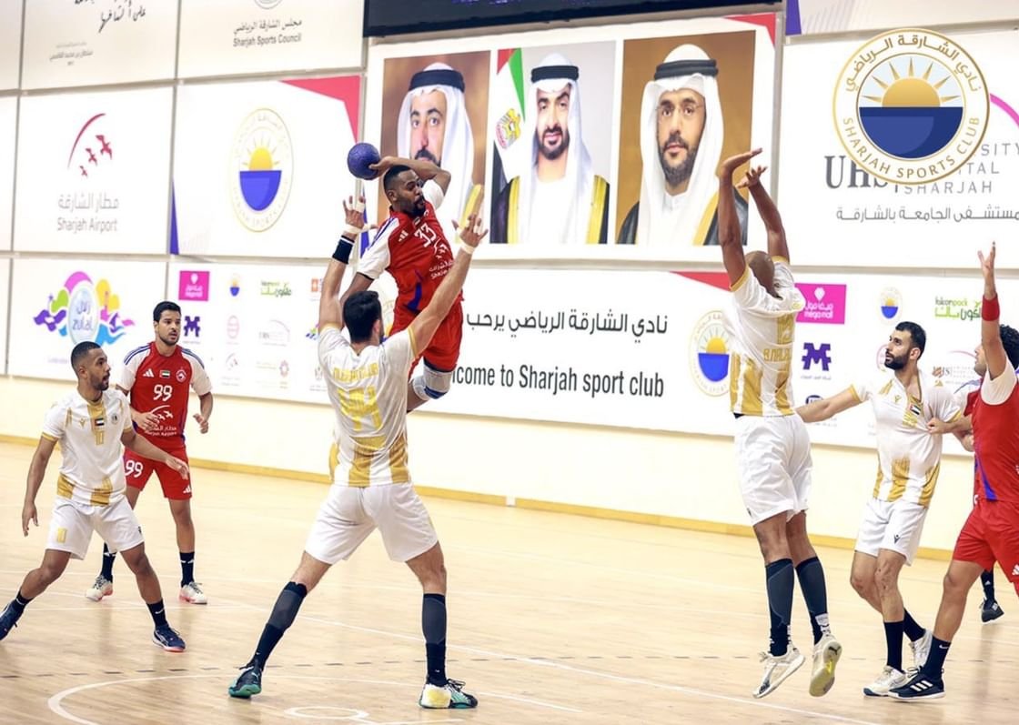 الشارقة يتصدر الدورة المجمعة الأولى لنهائي دوري اليد