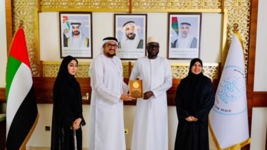 رئيس البرلمان السنغالي يزور مقر منتدى أبوظبي للسلم