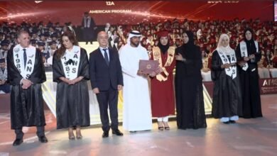 أحمد بن ناصر يشهد حفل تخريج الدفعة 39 من طلبة مدارس النهضة الوطنية