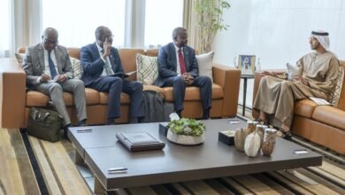 شخبوط بن نهيان آل نهيان يلتقي عددا من وزراء موزمبيق