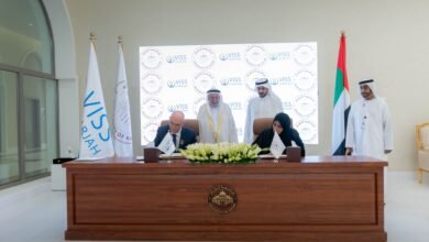 حاكم الشارقة يشهد توقيع مذكرة تفاهم بين جامعة كلباء ومدرسة فكتوريا الدولية