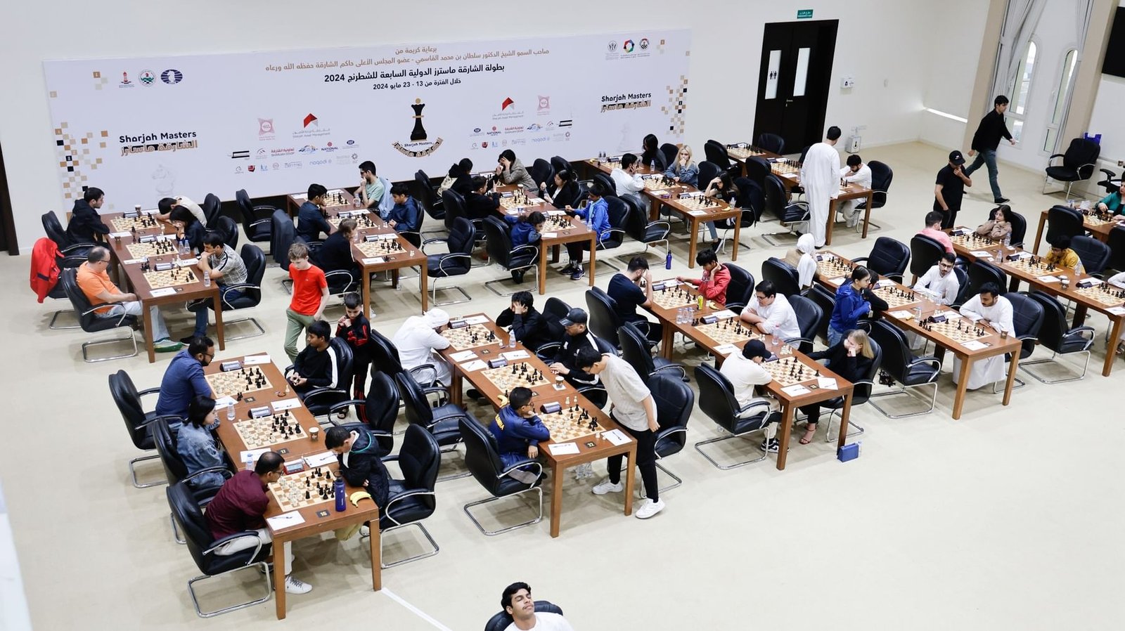 غدا .. انطلاق منافسات النسخة الثامنة من "دولية الشارقة لأساتذة الشطرنج"