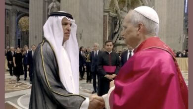 نيابة عن رئيس الدولة .. سعود بن صقر يحضر مراسم تنصيب البابا ليو الرابع عشر