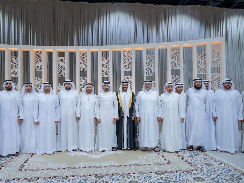 حمدان بن محمد يحضر أفراح تريم والطنيجي