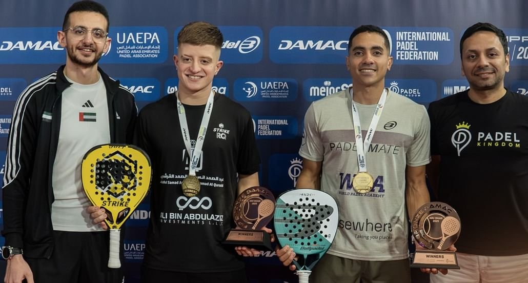 ختام منافسات بطولة داماك أبوظبي الدولية للبادل