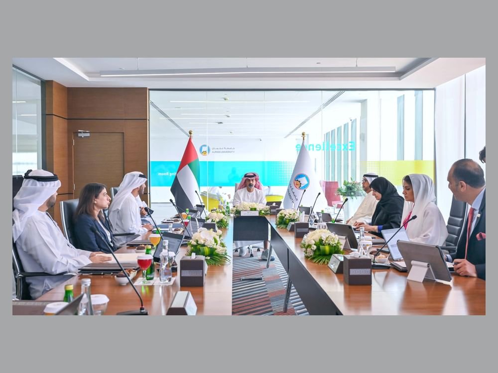 عمار بن حميد يترأس اجتماع مجلس أمناء جامعة عجمان ويشدد على دورها في بناء اقتصاد معرفي 1 عمار بن حميد يترأس اجتماع مجلس أمناء جامعة عجمان ويشدد على دورها في بناء اقتصاد معرفي