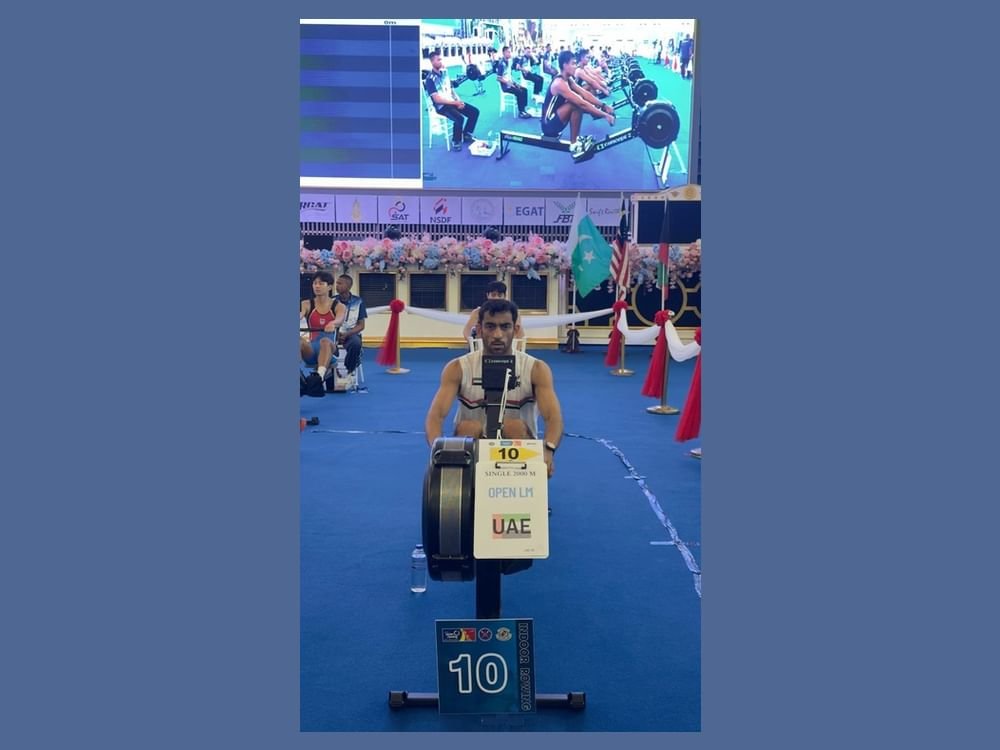 المطروشي يحقق المركز الثاني في بطولة آسيا للتجديف