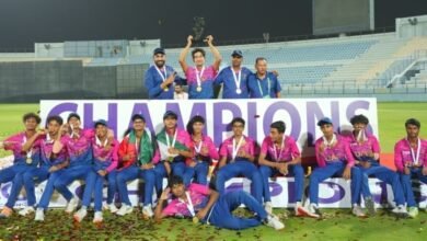 كريكيت الإمارات يتوج بكأس آسيا للمنطقة الغربية تحت 16