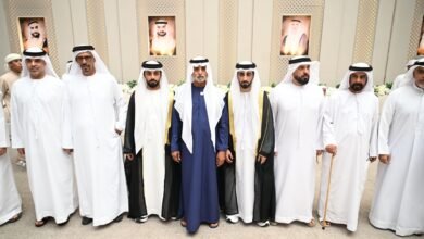 نهيان بن مبارك يحضر أفراح الشريفي والسويدي في العين