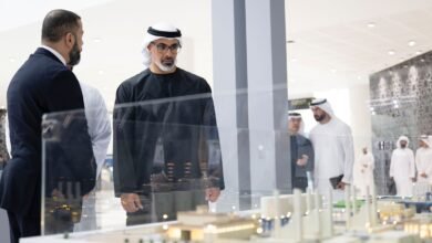 خالد بن محمد بن زايد يشهد جانباً من فعاليات "المعرض والمؤتمر العالمي للمرافق 2025"