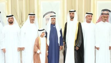 نهيان بن مبارك يحضر أفراح الأحبابي والمنصوري في العين