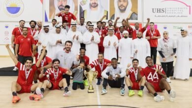 الشارقة بطلا لكأس السوبر لكرة اليد للشباب للمرة الـ16 في تاريخه