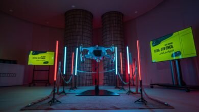 "أبوظبي للدفاع المدني" تكشف عن أول طائرة نفاثة من دون طيار لمكافحة الحرائق