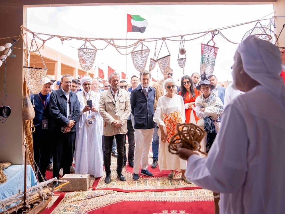 إشادة دولية بجناح الإمارات في طانطان لتجسيده التراثي الشامل 1 إشادة دولية بجناح الإمارات في طانطان لتجسيده التراثي الشامل