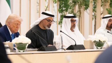 ولي عهد أبوظبي والرئيس الأمريكي يشهدان حوار الأعمال الإماراتي الأمريكي