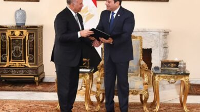 السيسي يؤكد حرص مصر على نجاح القمة العربية المقبلة في بغداد