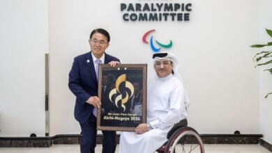 محافظ آيتشي اليابانية يبحث آفاق التعاون مع البارالمبية الآسيوية بدبي